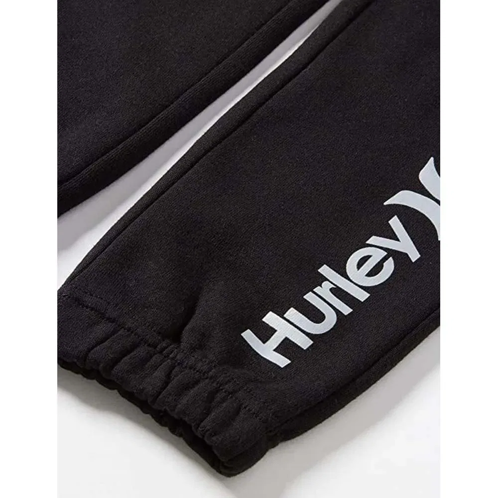 Детские джоггеры для девочек с принтом One&Only Hurley, Black — фото 4