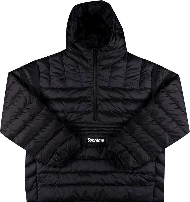 

Пуловер Supreme Micro Down Half Zip Hooded Pullover 'Black', черный