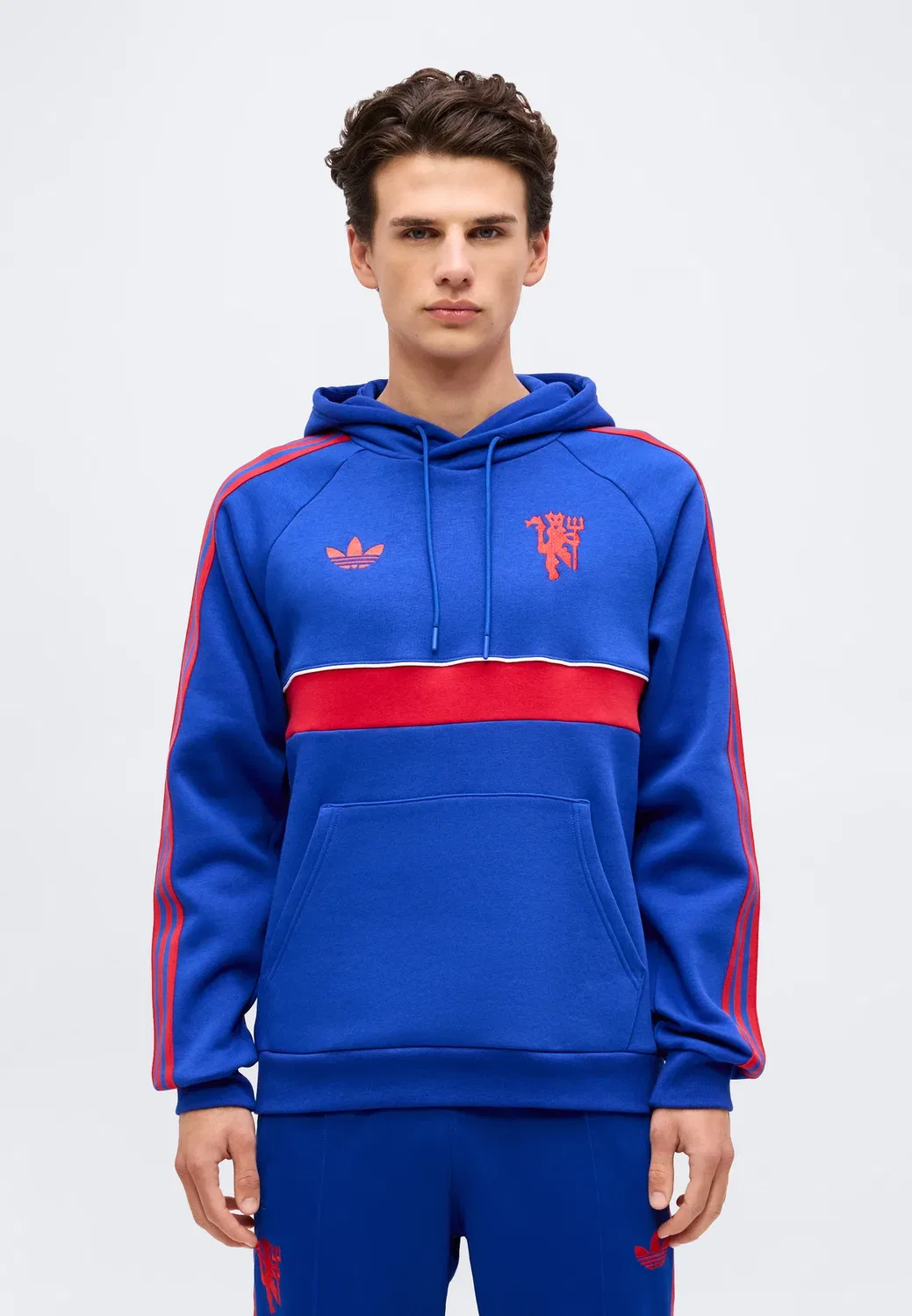 Худи «Манчестер Юнайтед» - клубная одежда Adidas Originals, Team Royal Blue
