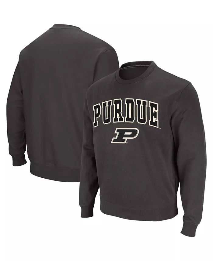 

Мужской свитшот с круглым вырезом Purdue Boilermakers с аркой и логотипом Colosseum, серый