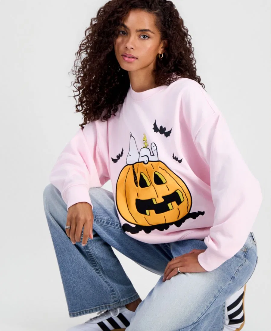 Свитшот с вышивкой Snoopy Pumpkin Peanuts, Ballet Slipper — фото 2