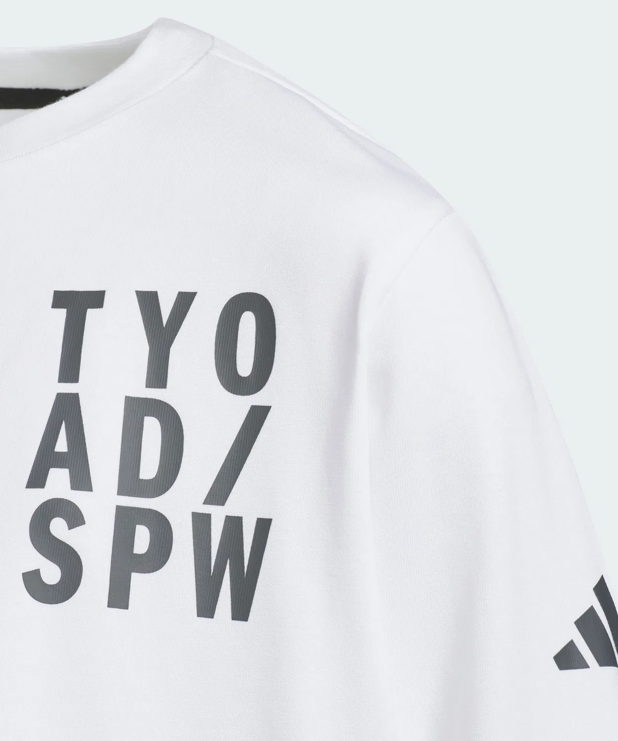 Детский лонгслив с принтом Adidas Brand Love, белый — фото 4