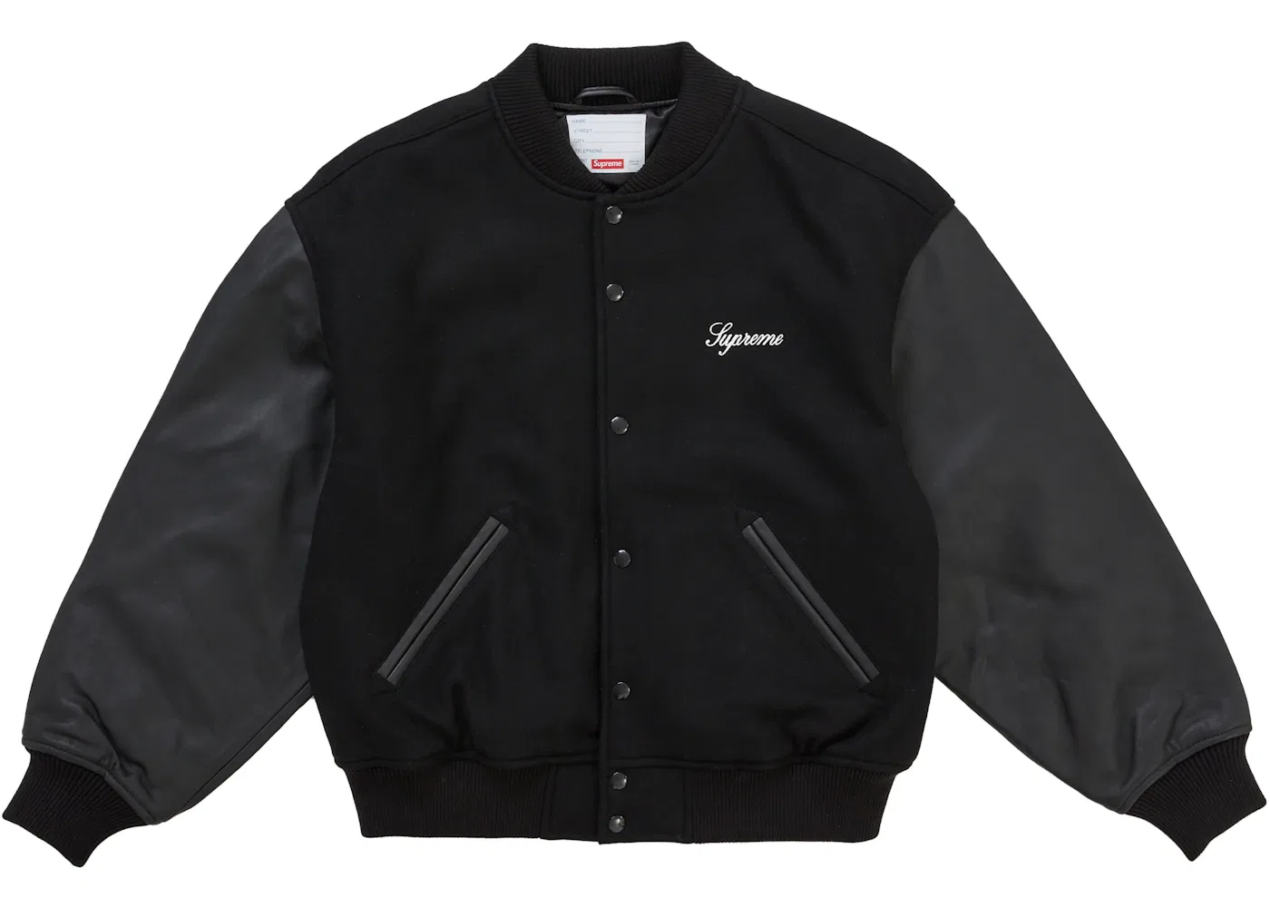 Мужская куртка-бомбер с принтом Cross Varsity Supreme, Black