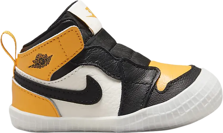 

Кроссовки Air Jordan 1 Crib Bootie Yellow Toe, желтый