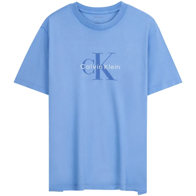 Мужская футболка с круглым вырезом Calvin Klein, Royal Blue
