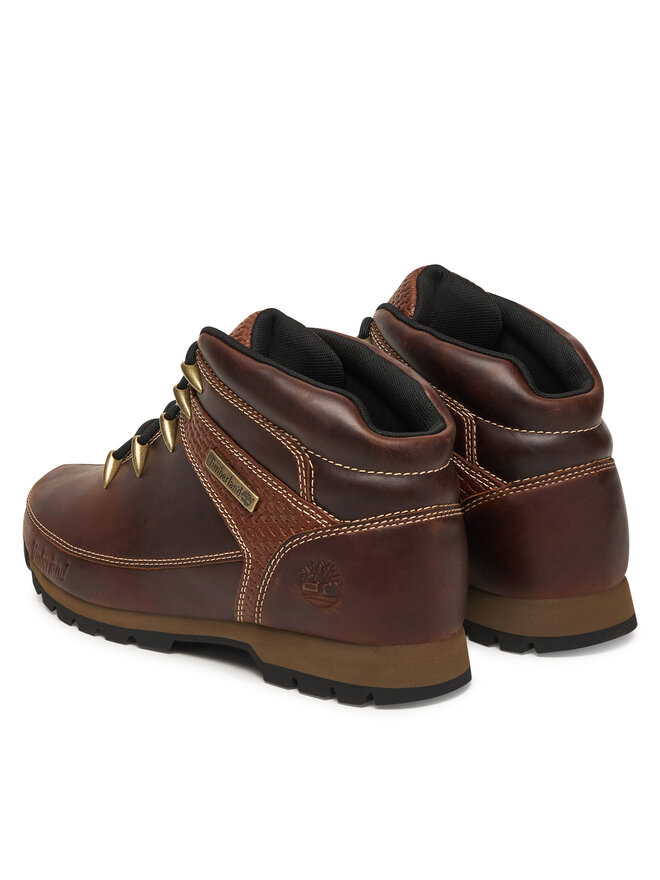Ботинки Timberland Euro Sprint Mid Lace, коричневые — фото 3