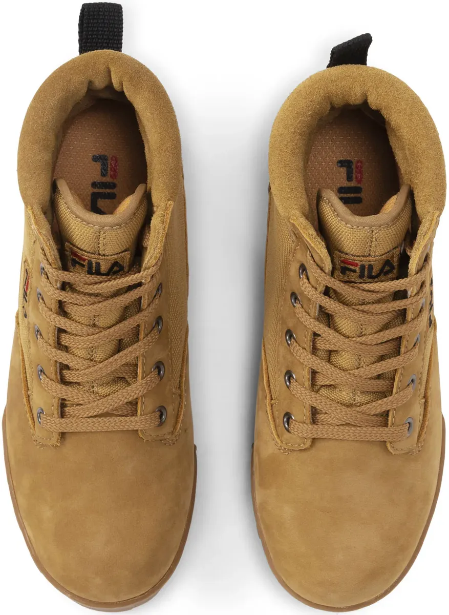 Ботинки Fila на шнуровке "GRUNGE II Mid wmn", цвет Wheat — фото 3