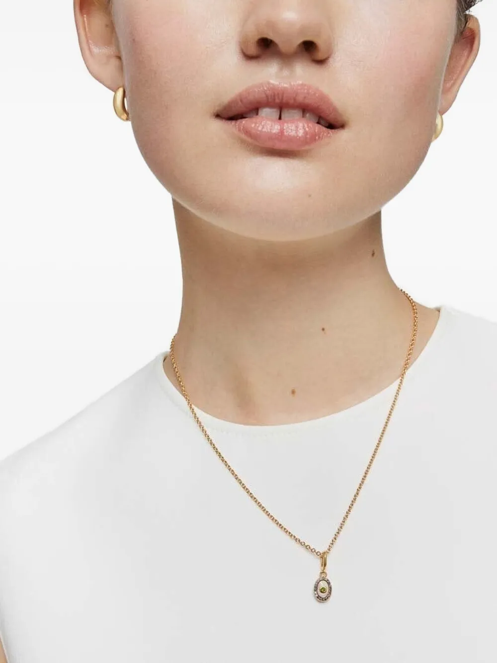 

Колье из желтого золота с камнями Tous