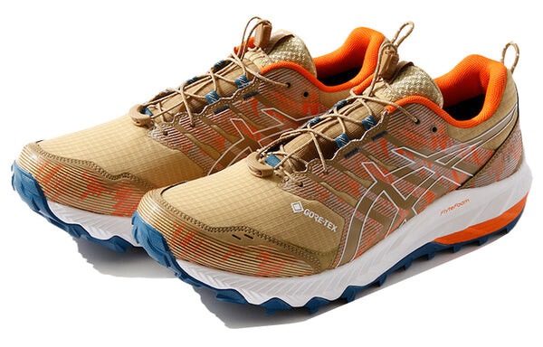 Кроссовки стоят xf ce x gel fujitrabuco 9 gtx Asics, желтый — фото 3