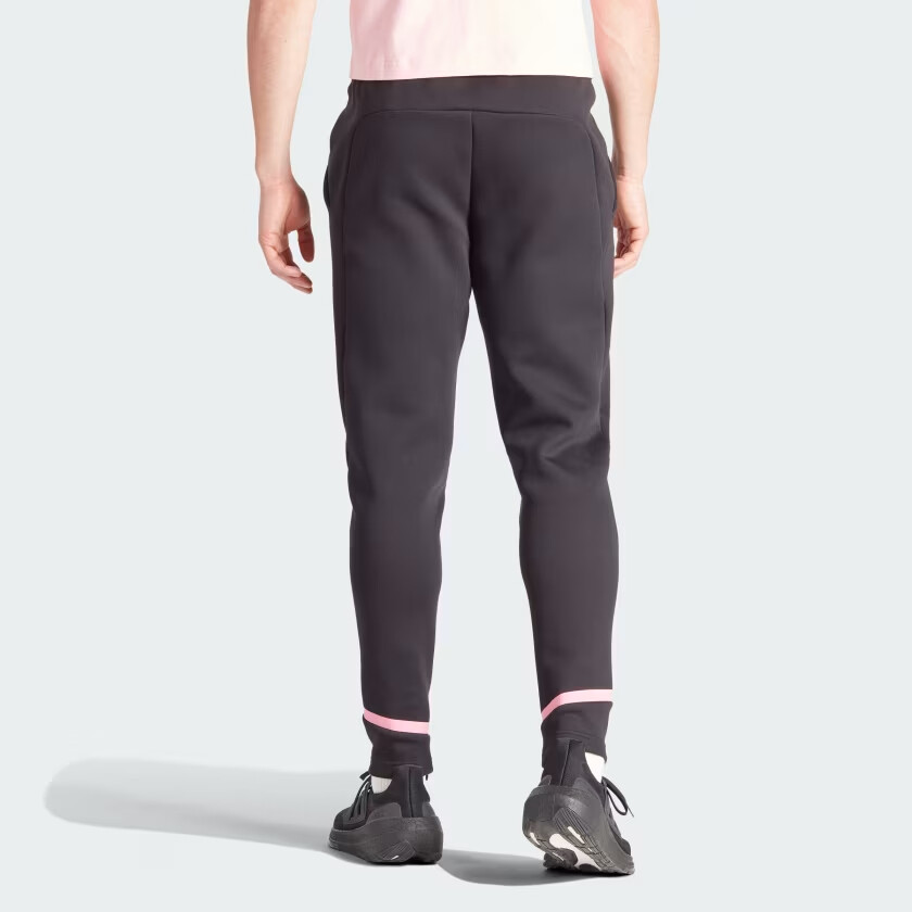 Inter Miami CF трикотажные спортивные штаны мужские черные Adidas, черный — фото 3