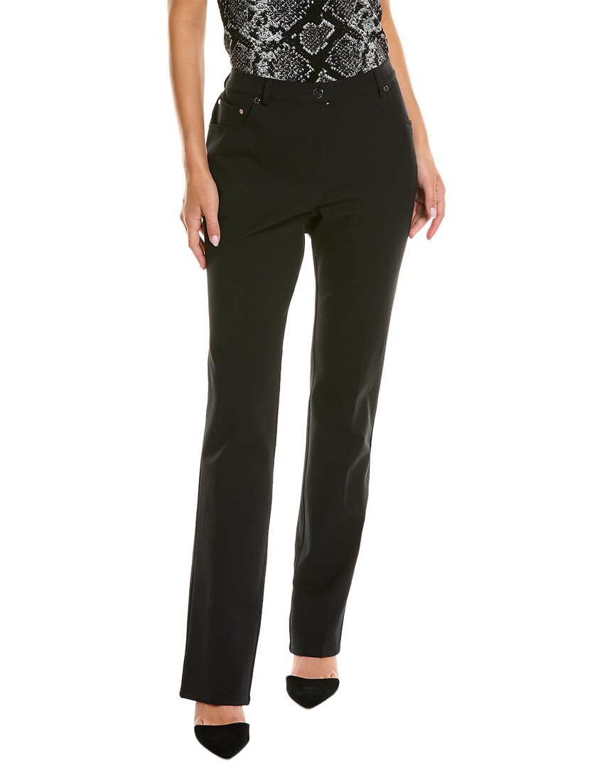 

Брюки Michael Kors из смеси шерсти и твила, черный
