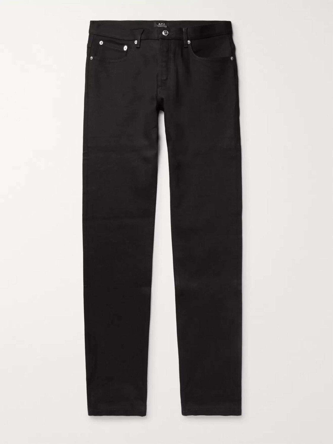 

Джинсы Petit Standard Slim Fit из эластичного денима A.P.C., черный