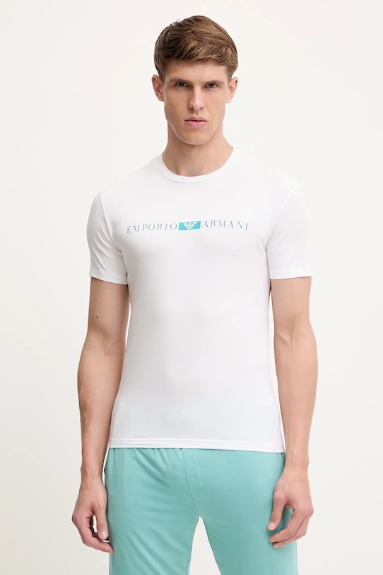 

Футболка оверсайз Emporio Armani Underwear, белый