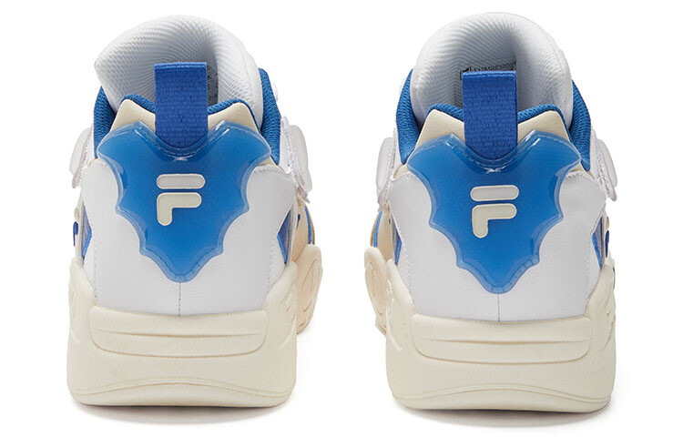 Кроссовки FILA FUSION DESPERADO Fugitive Vintage Basketball Shoes Men Low-top White/blue/cyan, синий — фото 4