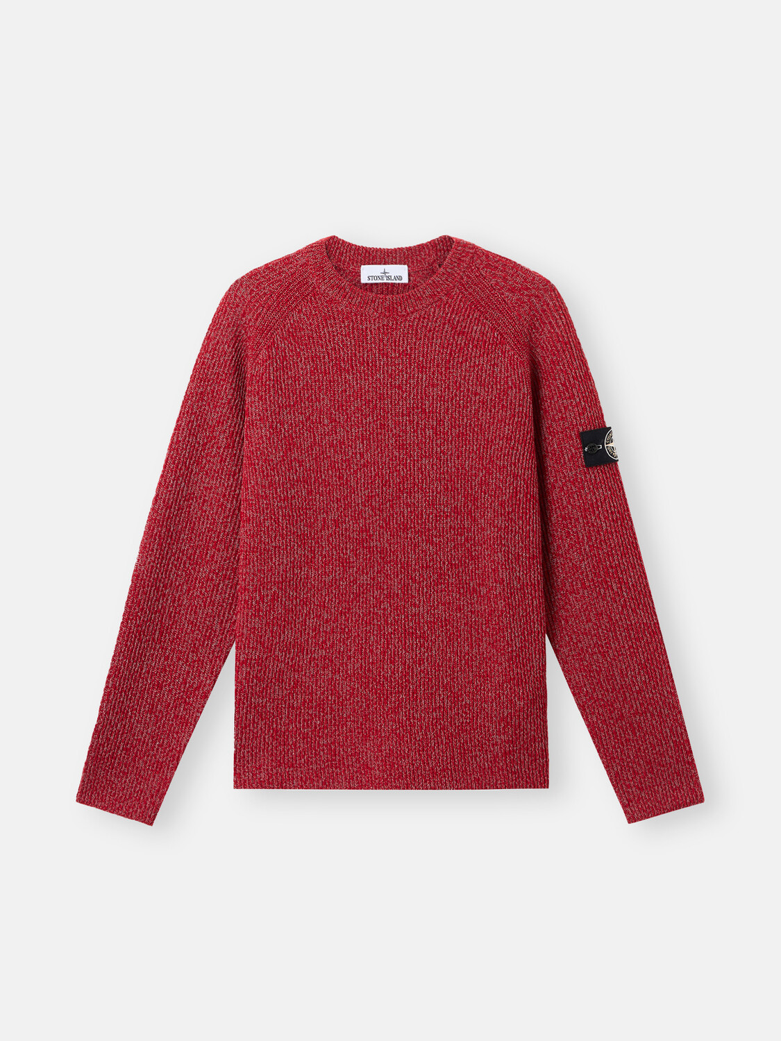 

Свитер с круглым вырезом и светоотражающим покрытием Stone Island 5100026 KNIT REFLECTIVE, Scarlet Melange