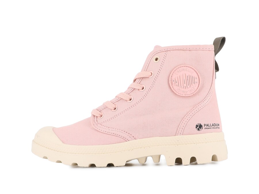 Ботильоны на шнуровке Palladium Pampa, розовый
