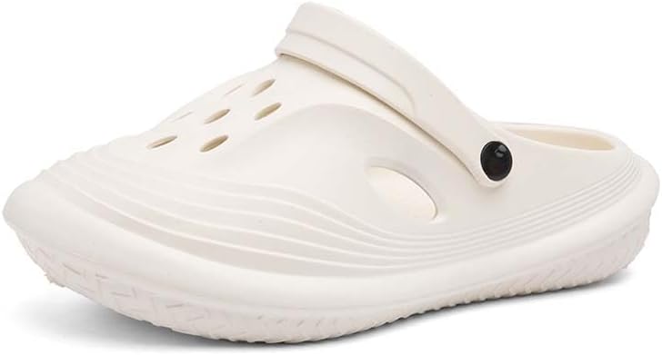 

Мужские садовые сабо, дизайн в форме летающей тарелки, толстая подошва, легкий материал EVA, мягкие и дышащие, противоскользящие и износостойкие, модные пляжные сандалии, повседневные сандалии для двойного использования Vtiao, бежевый