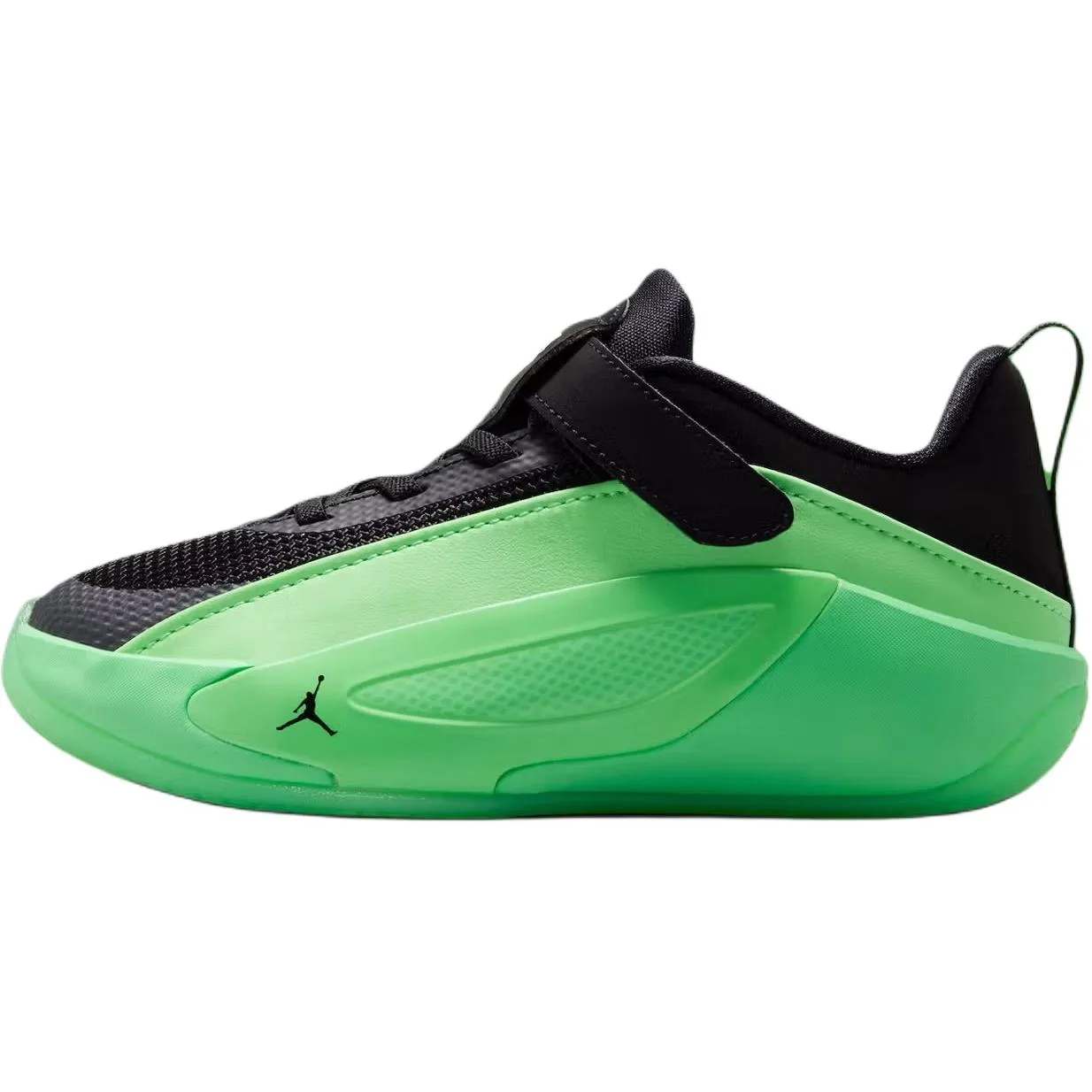 Jordan Детские баскетбольные кроссовки LUKA 5 Low top черно-зеленые для детей 3-7 лет