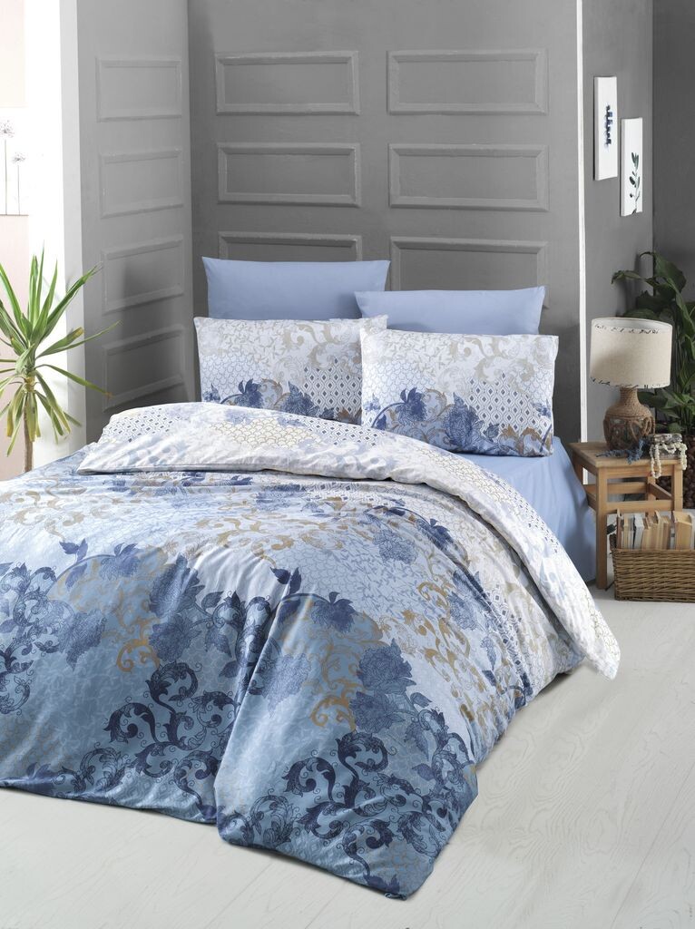 

L'Essentiel Linge de Maison, Nerissa- VCT3457, синий, Пуховые одеяла, 100 % хлопковый сатин