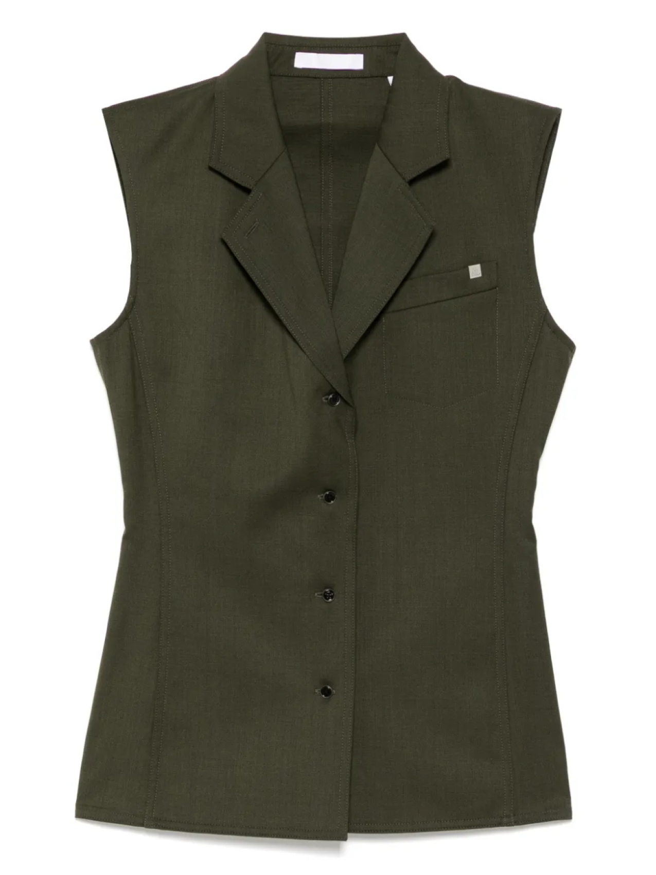 

Скромный жилет Helmut Lang, зеленый