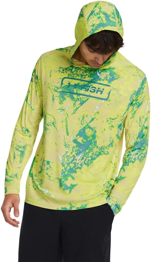 

Толстовка Under Armour Men's Iso-chill Shore Break Camo, (727) Sonic Yellow/Coastal Teal/Coastal Teal