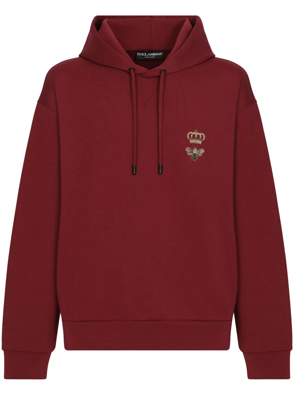 

Худи с вышитым логотипом DOLCE & GABBANA, красный