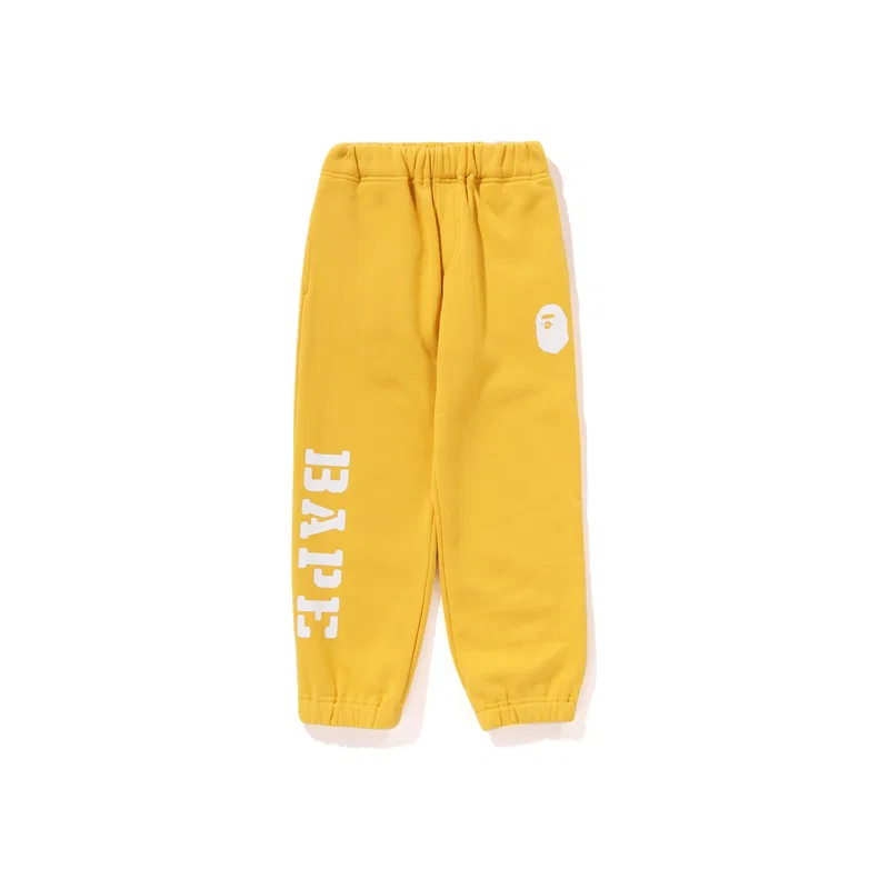 Спортивные штаны A BATHING APE желтые