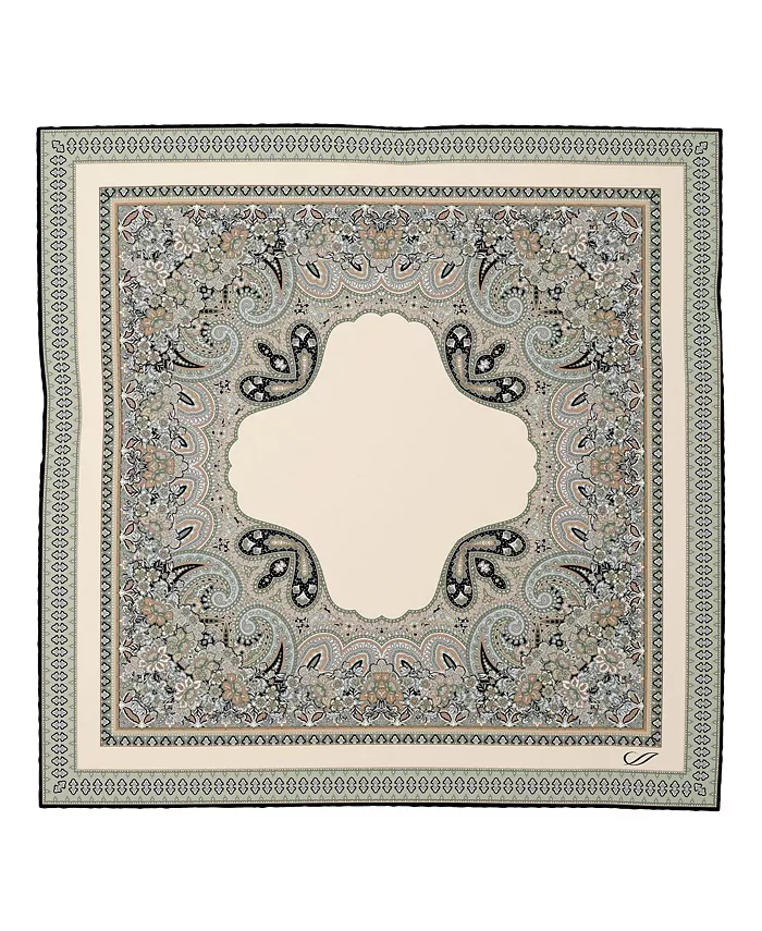 

Мужской шейный платок Marcello - шелковый платок для мужчин Elizabetta, зеленый