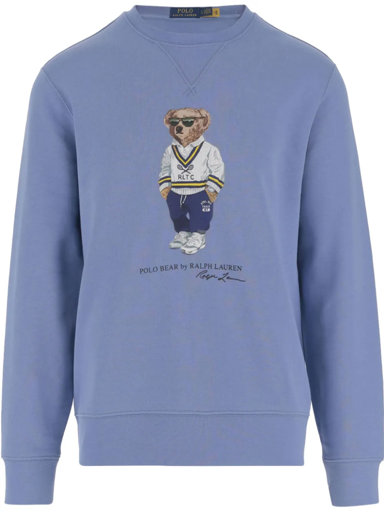 

Хлопковая толстовка Polo Ralph Lauren, синий