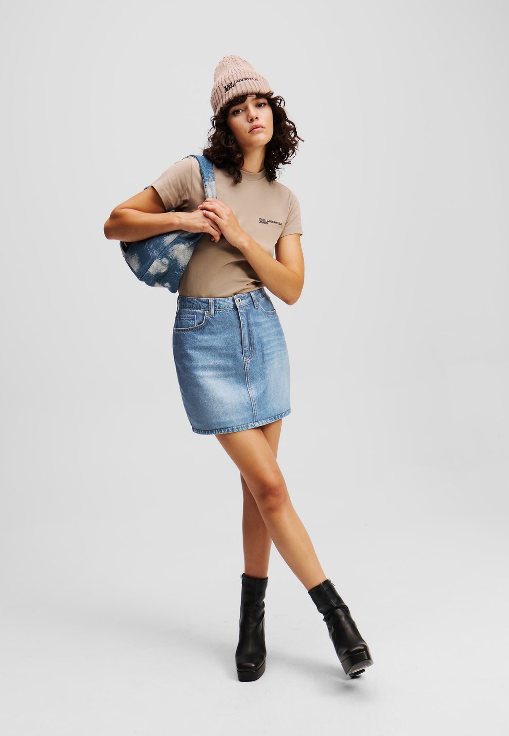

Мини-юбка Karl Lagerfeld Jeans, деним