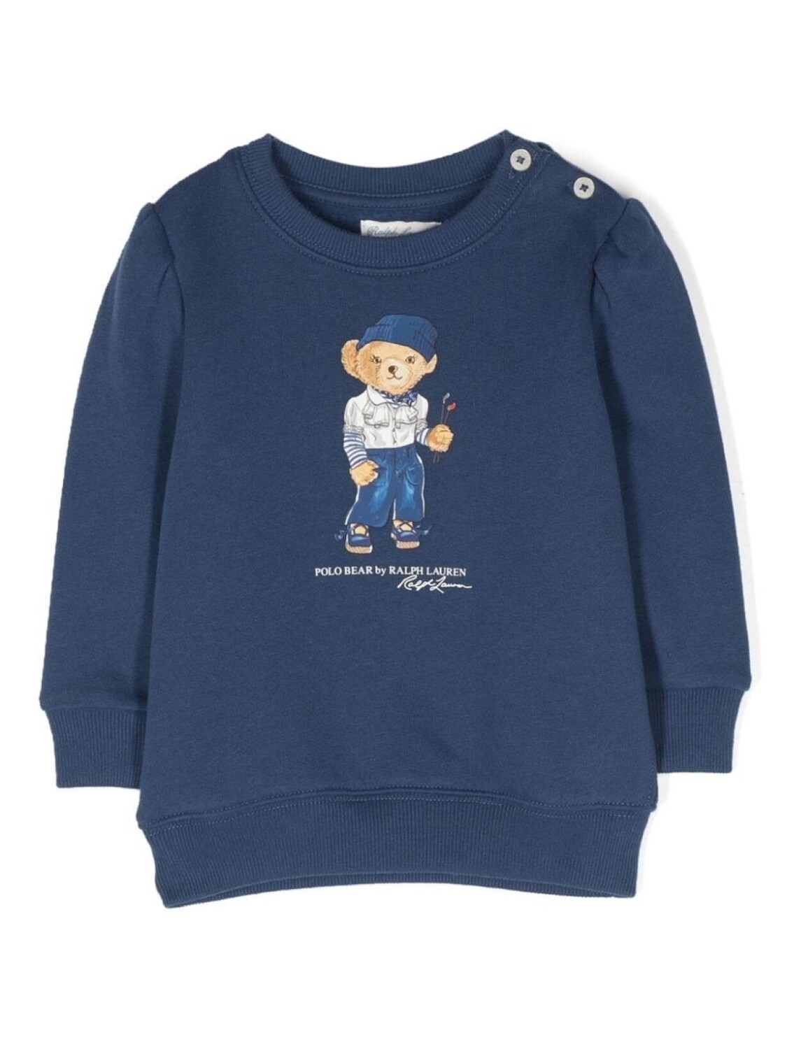 

Ralph Lauren толстовка с принтом Polo Bear, синий