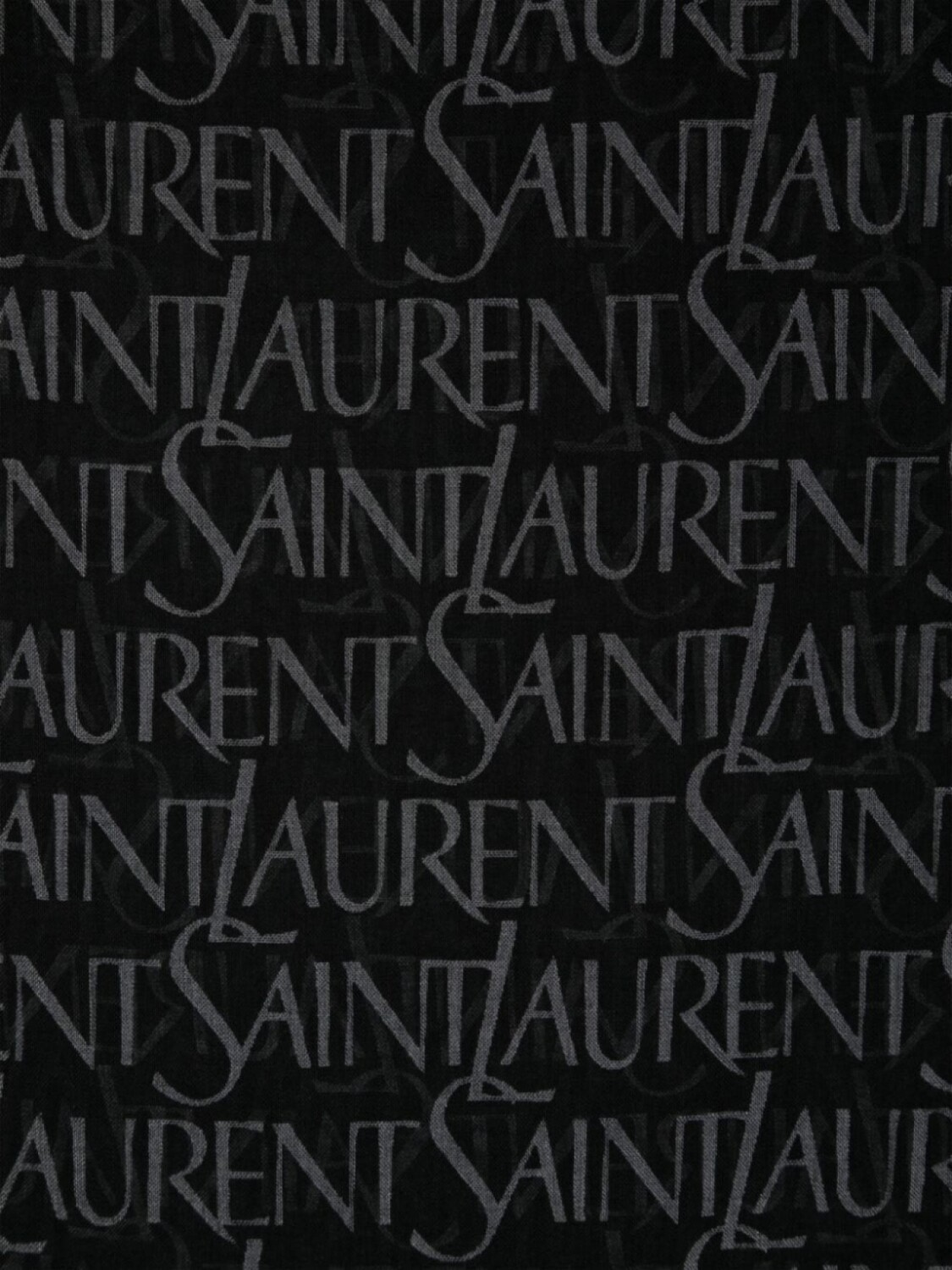 

Saint Laurent квадратный шарф, черный