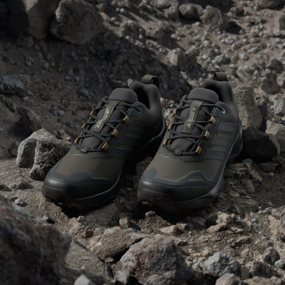 Кроссовки Adidas Terrex Skychaser AX5 GORE-TEX Hiking Shoes, цвет Shadow Olive/Carbon/Bronze Strata — фото 4