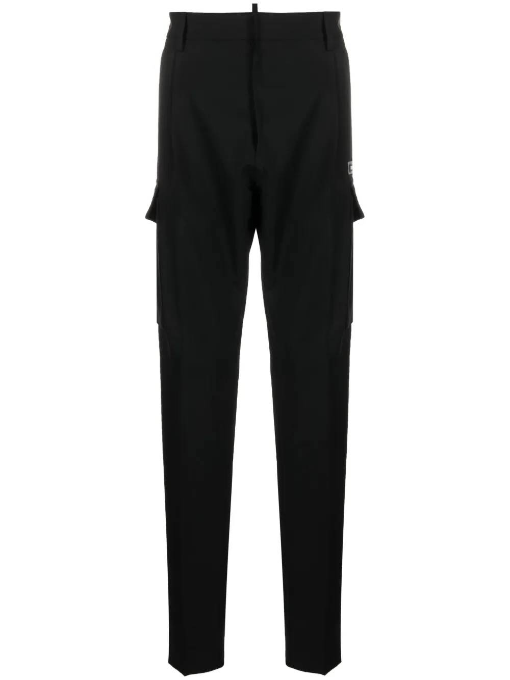 

Зауженные брюки Utility One Pleat DSQUARED2, черный