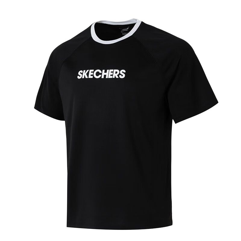 

Skechers Футболка SS25 Unisex Smoke Black, Черный, Skechers Футболка SS25 Unisex Smoke Black