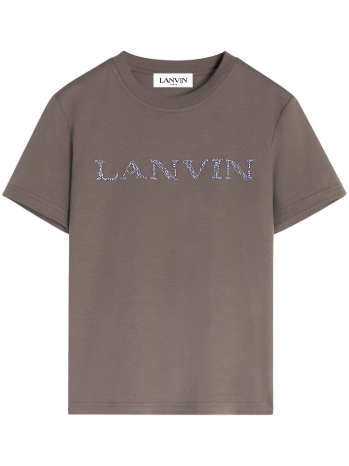 

Lanvin футболка, расшитая бисером, коричневый