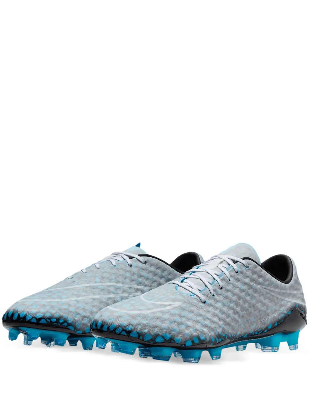 

Бутсы Hypervenom Phantom 1 FG "Black/Blue Fury/Black" Nike, белый