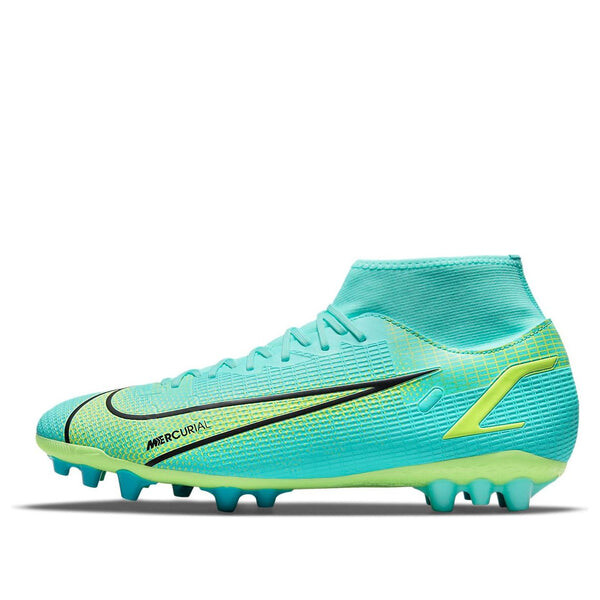 

Кроссовки mercurial superfly 8 academy ag Nike, бирюзовый, Зеленый, Кроссовки mercurial superfly 8 academy ag Nike, бирюзовый