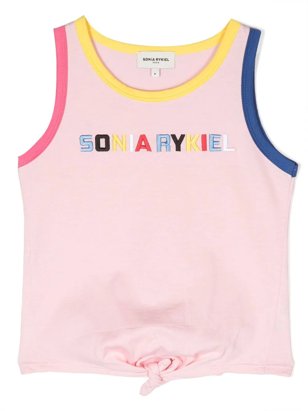 

Топ с вышитым логотипом SONIA RYKIEL ENFANT, розовый