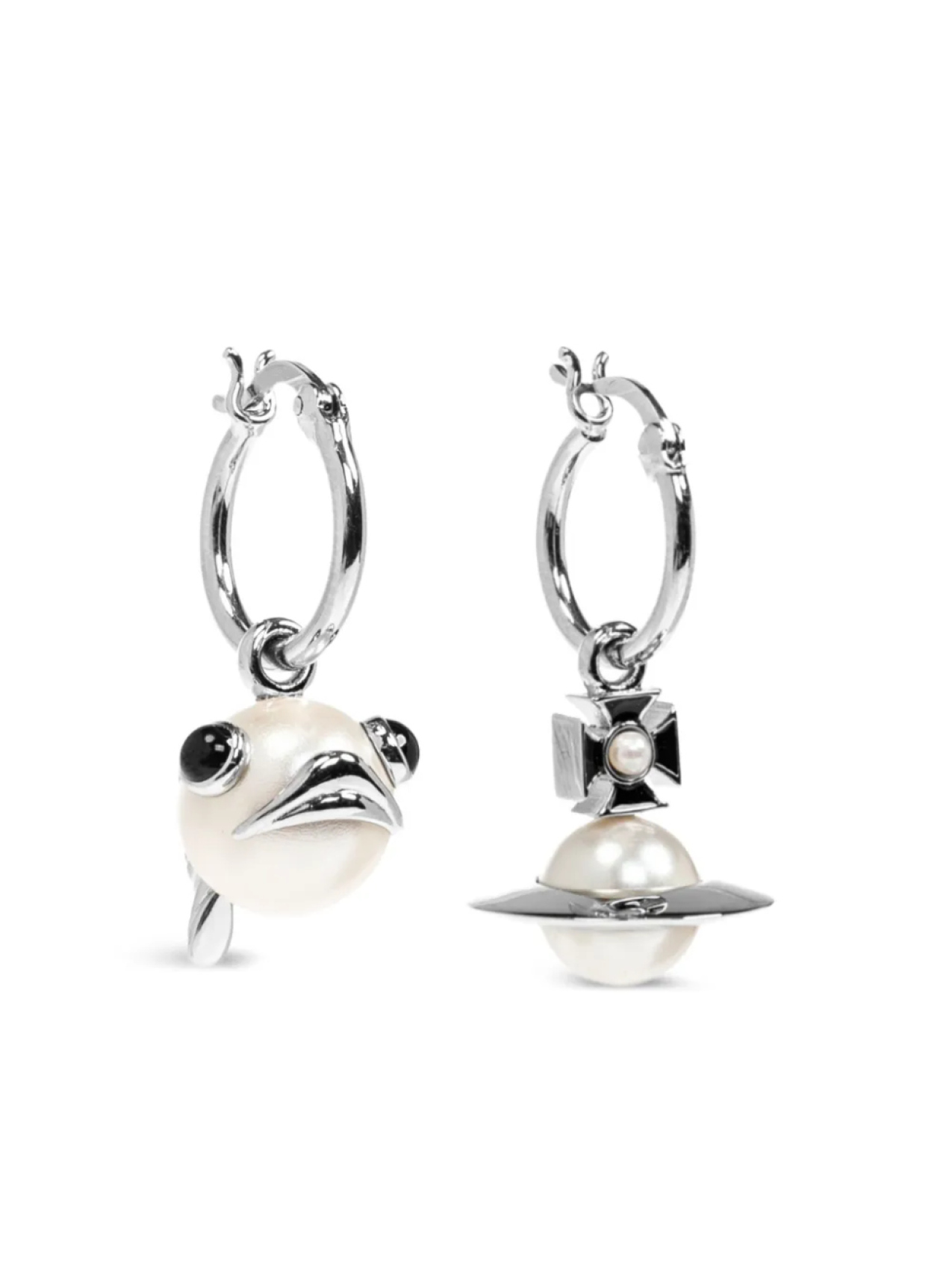 

Vivienne Westwood серьги с декором Orb, серебряный