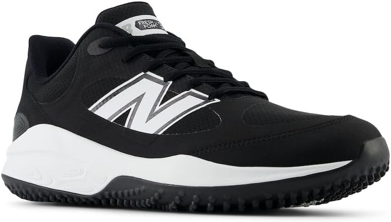 Мужские бейсбольные кроссовки New Balance Fresh Foam 3000 V7 Turf-Trainer, белый/черный — фото 3