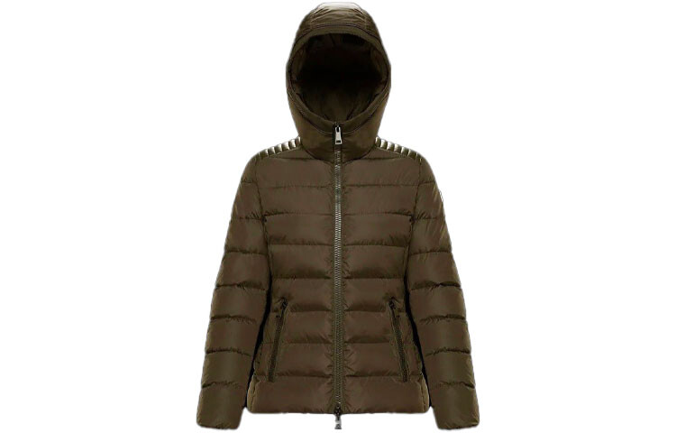 

Пуховик женский зеленый Moncler