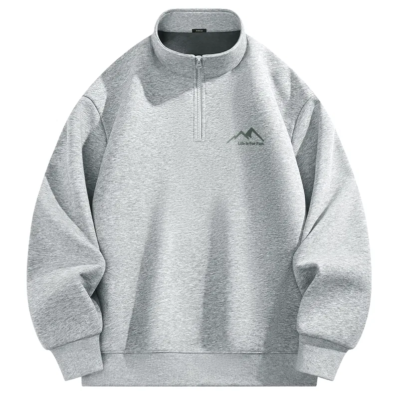Детский свитшот с начесом MINISO, Heather Gray