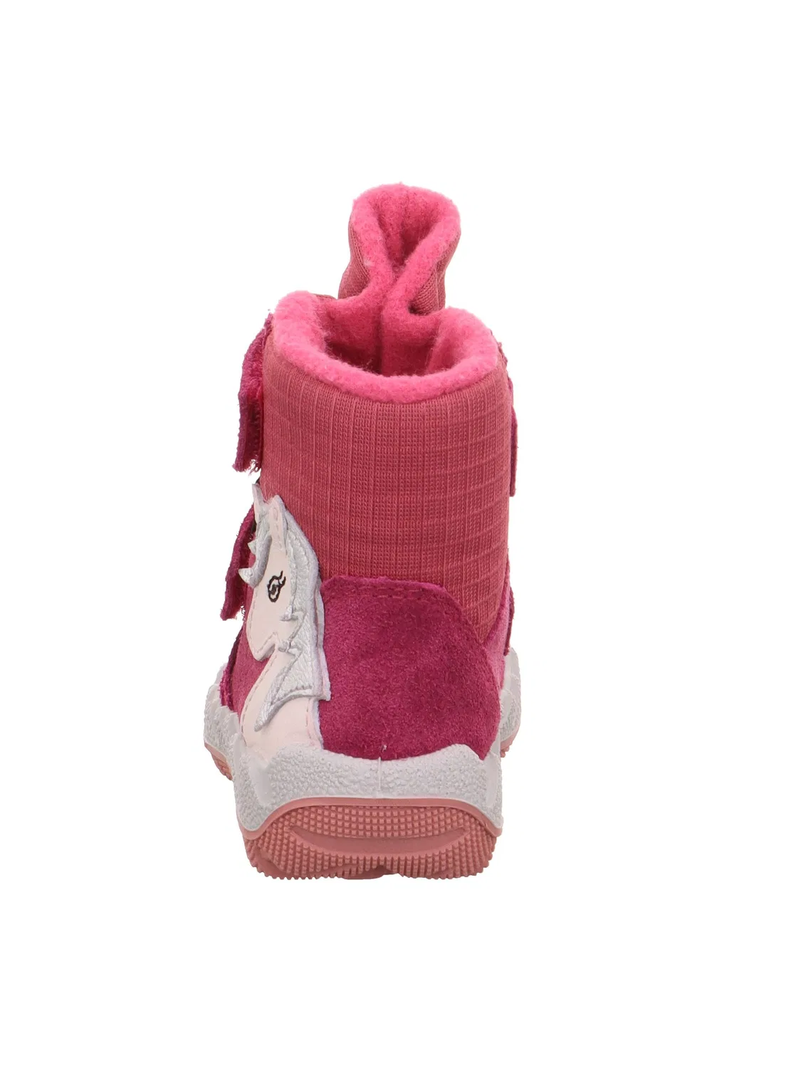 Детские снежные ботинки для девочек с принтом Icebird Superfit, Red Pink 5510 — фото 3
