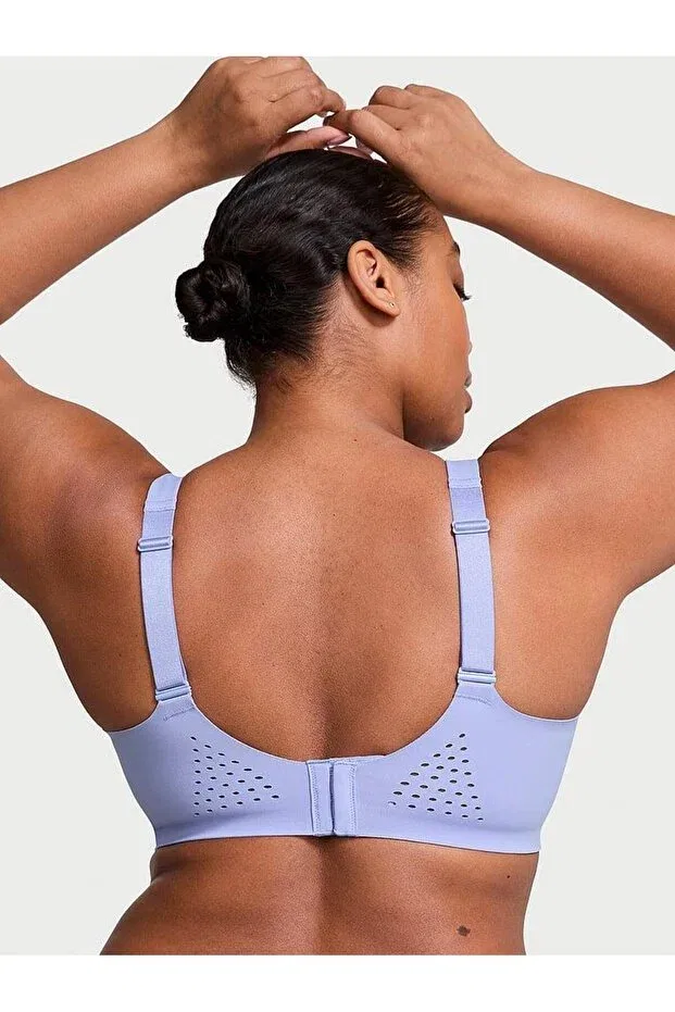 Женский спортивный бюстгальтер без рукавов Featherweight maximum sports bra Victoria'S Secret, Blue Energy — фото 3