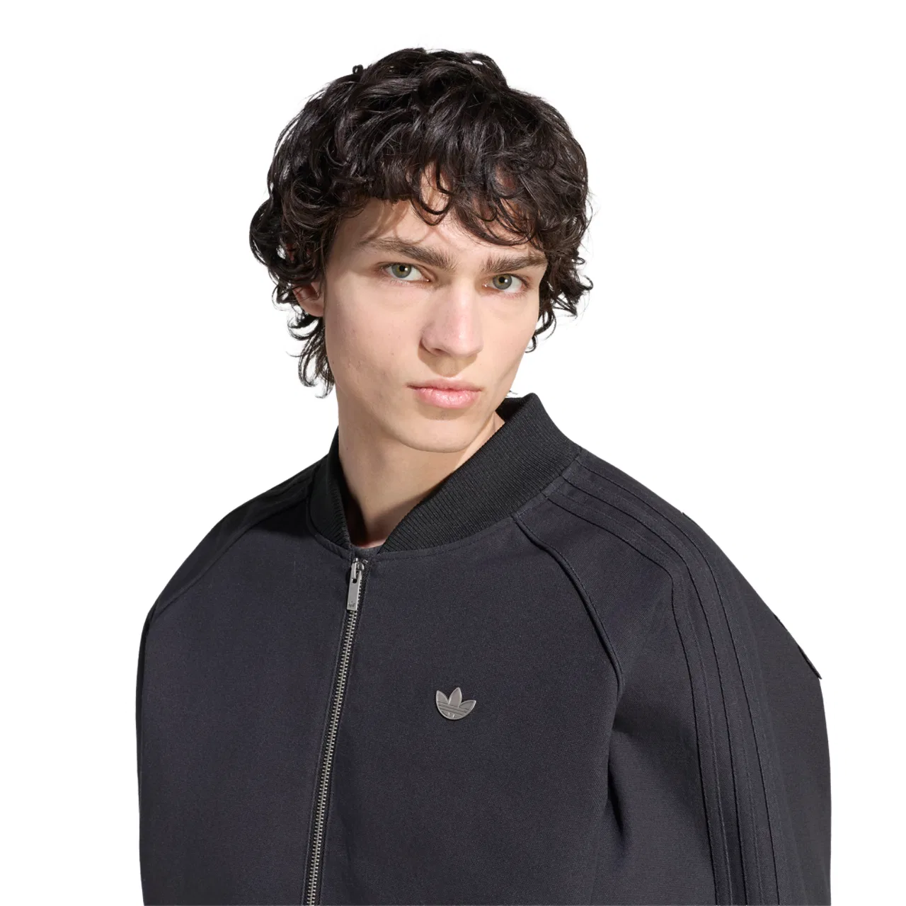 Мужская куртка Adidas Originals Superstar Canvas Jacket, черный — фото 3