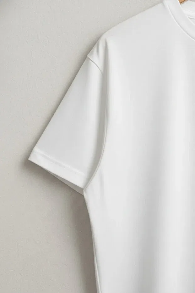 Детская футболка оверсайз с принтом Father Child Matching Oversize T-Shirt Vodexa, White — фото 4