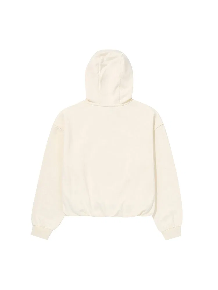 Футболка с длинным рукавом, кроп, модель W SUPERDRY, Cream — фото 4