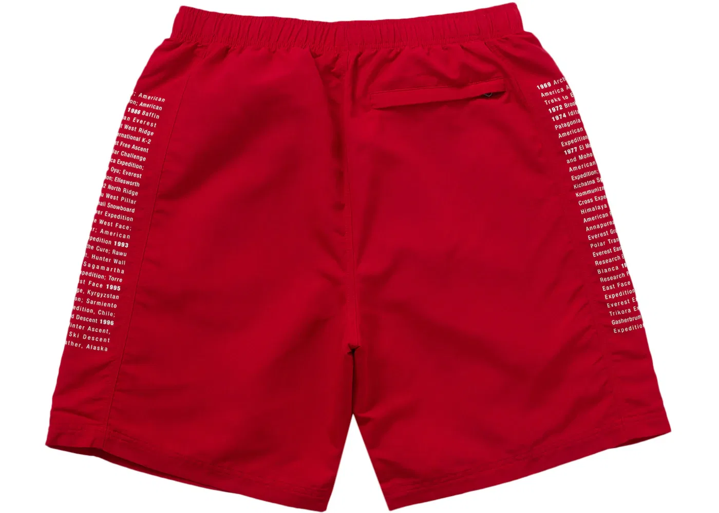 Мужские шорты с принтом Supreme The North Face, Red — фото 3