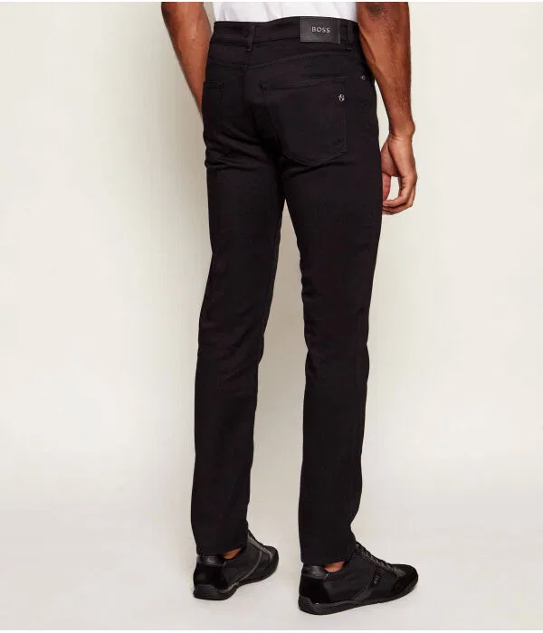Мужские джинсы slim fit H-Delaware BOSS, черный — фото 4